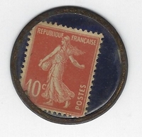 Porte timbre publicitaire Gargantua. R