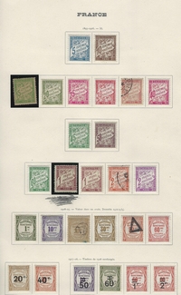 Collection de timbres-taxes de France 1893-1983 neufs et oblitérés TB/SUP.