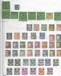 Guadeloupe lot de timbres-taxes 1879-1947 TB / SUP.
