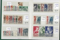 Sarre ensemble de timbres neufs et oblitérés à détailler, TB / SUP.